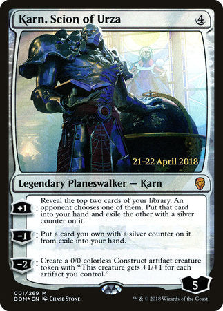 Karn, Scion of Urza [Dominaria Promos] | Good Games North