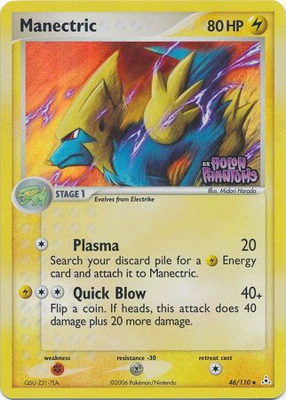 Manectric (46/110) (Stamped) [EX: Holon Phantoms] | Good Games North