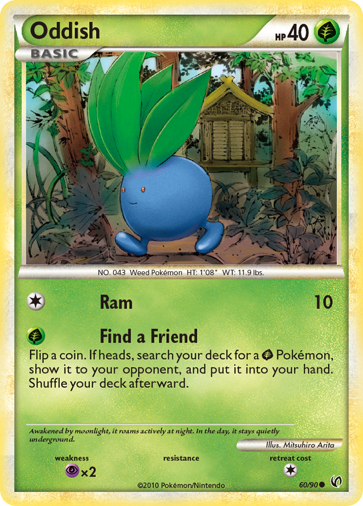 Oddish (60/90) [HeartGold & SoulSilver: Undaunted] | Good Games North