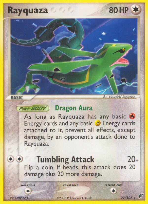 Rayquaza (22/107) (Theme Deck Exclusive) [EX: Deoxys] | Good Games North