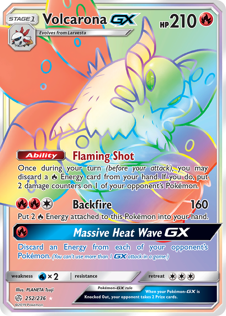 Volcarona GX (252/236) [Sun & Moon: Cosmic Eclipse] | Good Games North