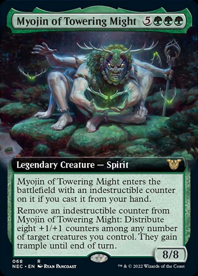 Myojin of Towering Might (Extended) [Kamigawa: Neon Dynasty Commander] | Good Games North