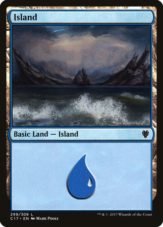 Island (299) [Commander 2017] | Good Games North