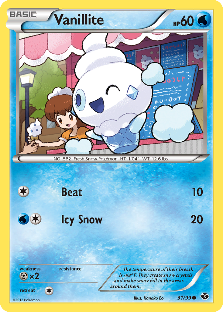 Vanillite (31/99) [Black & White: Next Destinies] | Good Games North