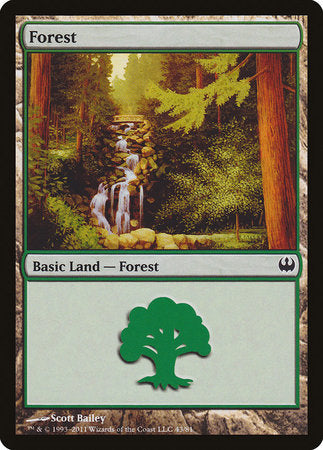 Forest (43) [Duel Decks: Knights vs. Dragons] | Good Games North
