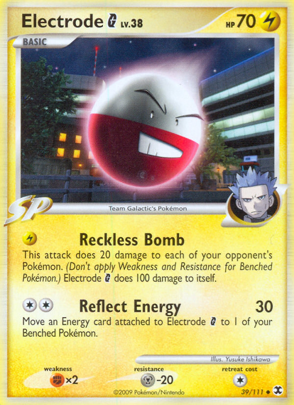 Electrode G (39/111) [Platinum: Rising Rivals] | Good Games North