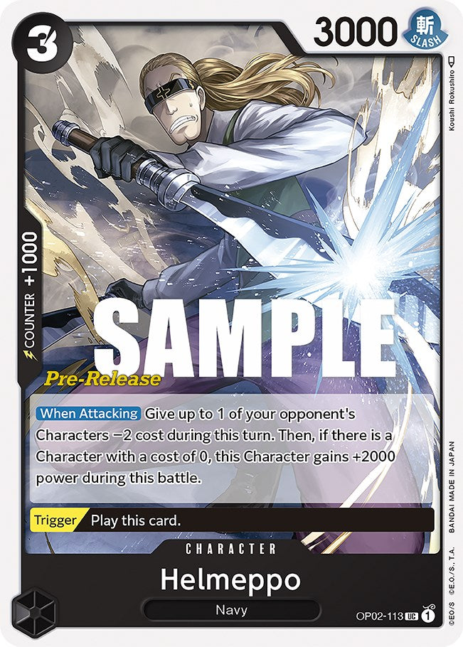 Helmeppo [Paramount War Pre-Release Cards] | Good Games North