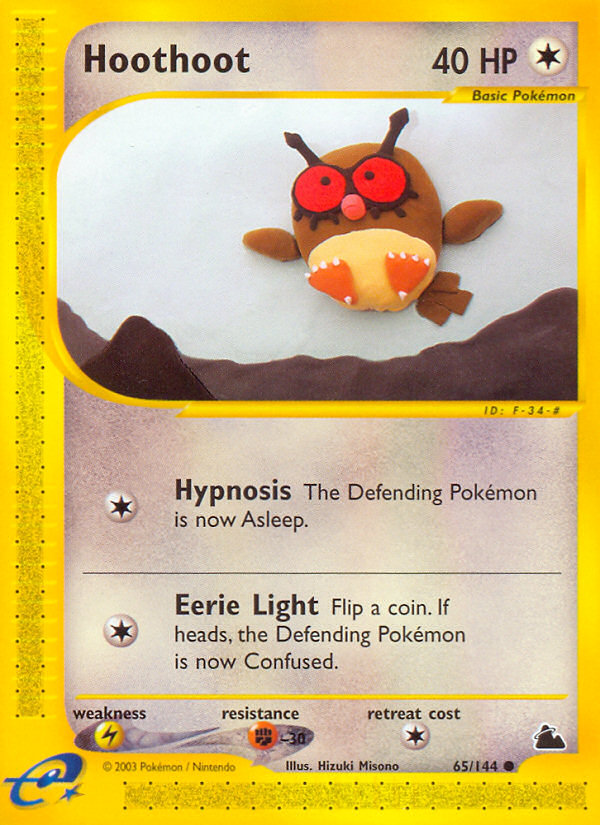 Hoothoot (65/144) [Skyridge] | Good Games North