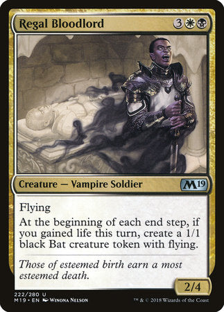 Regal Bloodlord [Core Set 2019] | Good Games North