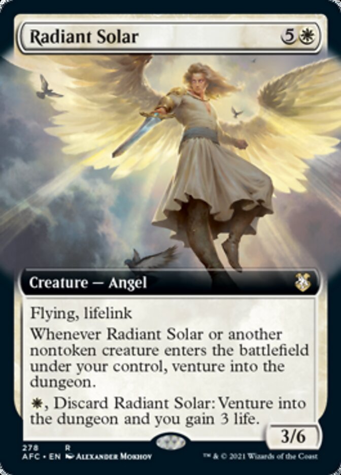 Radiant Solar (Extended) [Dungeons & Dragons: Adventures in the Forgotten Realms Commander] | Good Games North