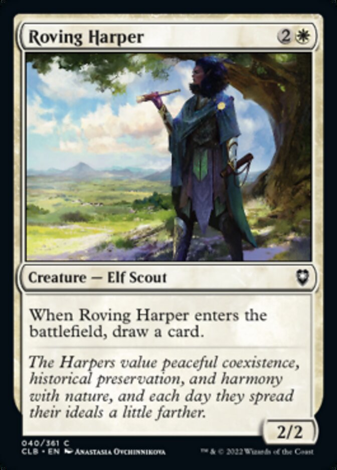 Roving Harper [Commander Legends: Battle for Baldur's Gate] | Good Games North