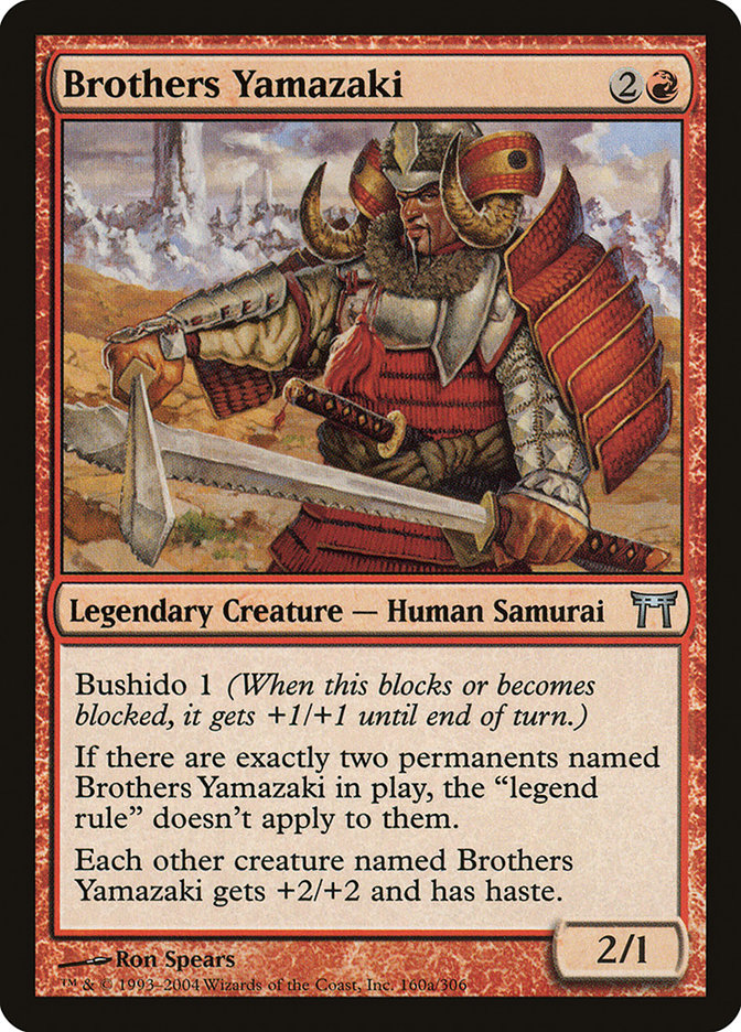 Brothers Yamazaki (160a/306) [Champions of Kamigawa] | Good Games North