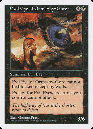 Evil Eye of Orms-by-Gore [Fifth Edition] | Good Games North