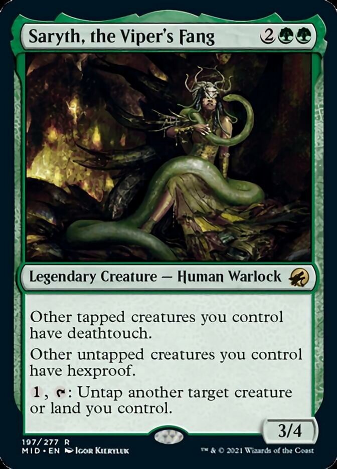 Saryth, the Viper's Fang [Innistrad: Midnight Hunt] | Good Games North