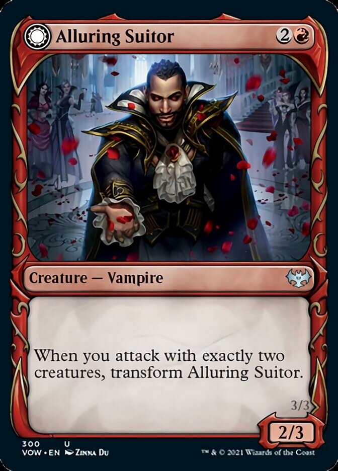 Alluring Suitor // Deadly Dancer (Showcase Fang Frame) [Innistrad: Crimson Vow] | Good Games North