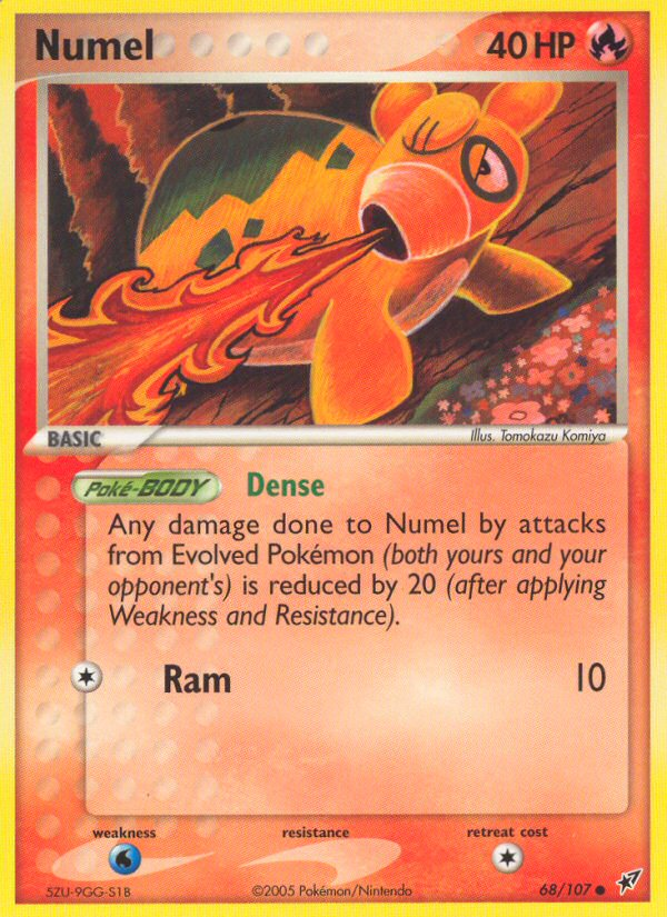 Numel (68/107) [EX: Deoxys] | Good Games North