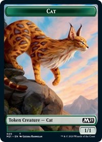Cat (020) // Dog Double-sided Token [Core Set 2021 Tokens] | Good Games North