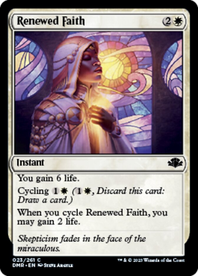 Renewed Faith [Dominaria Remastered] | Good Games North