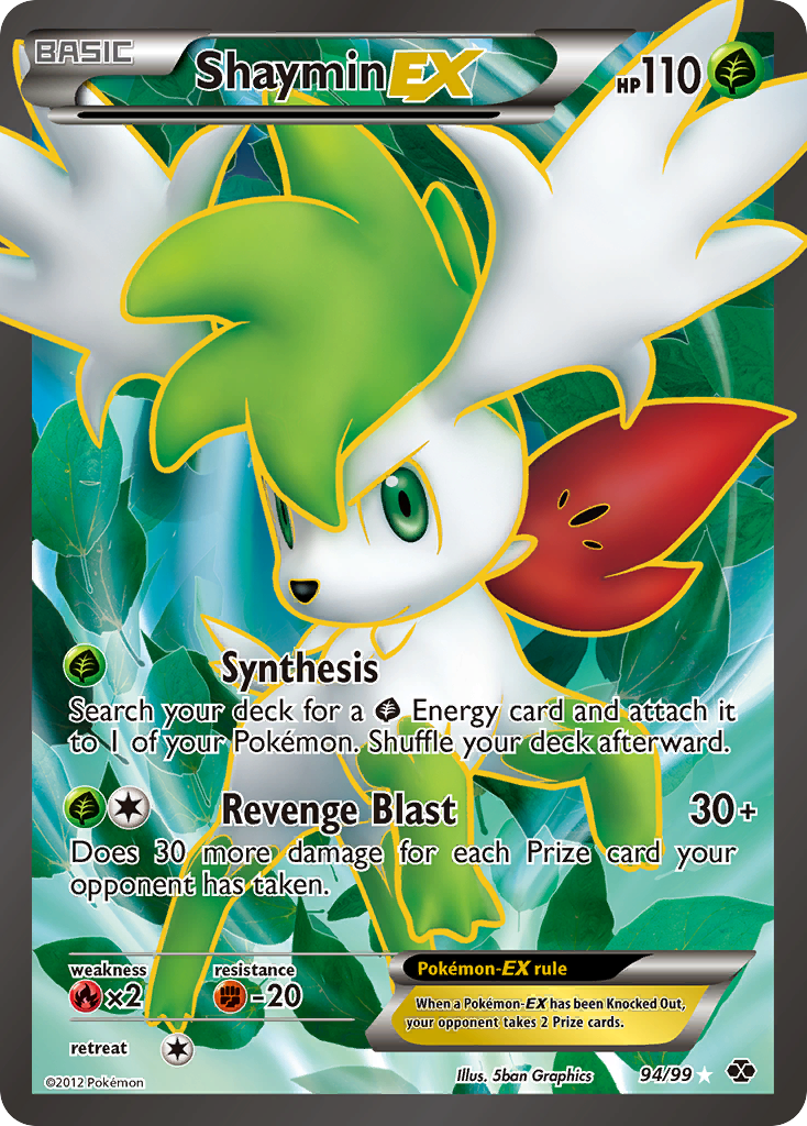 Shaymin EX (94/99) [Black & White: Next Destinies] | Good Games North