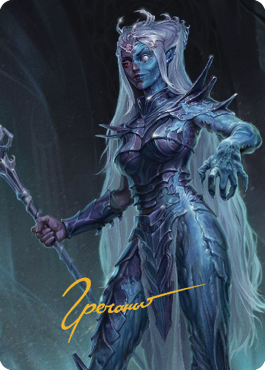 Mocking Doppelganger Art Card (Gold-Stamped Signature) [Commander Legends: Battle for Baldur's Gate Art Series] | Good Games North