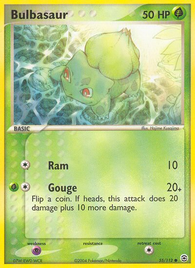 Bulbasaur (55/112) [EX: FireRed & LeafGreen] | Good Games North