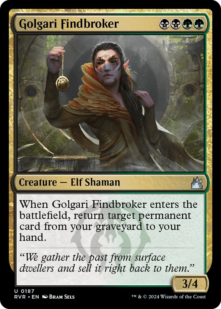 Golgari Findbroker [Ravnica Remastered] | Good Games North