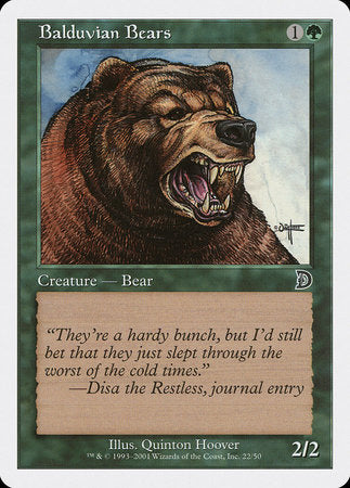 Balduvian Bears [Deckmasters] | Good Games North