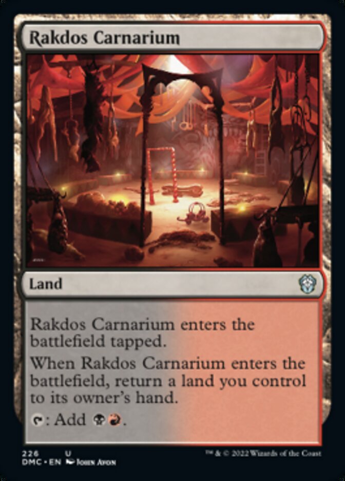 Rakdos Carnarium [Dominaria United Commander] | Good Games North