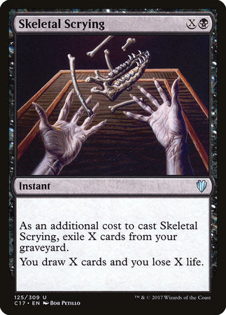 Skeletal Scrying [Commander 2017] | Good Games North