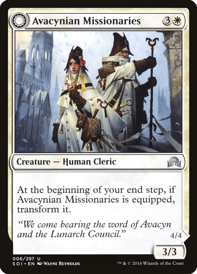 Avacynian Missionaries // Lunarch Inquisitors [Shadows over Innistrad] | Good Games North