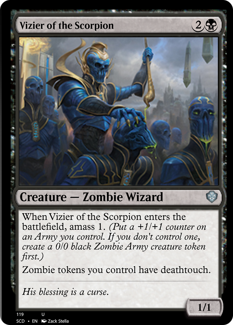 Vizier of the Scorpion [Starter Commander Decks] | Good Games North