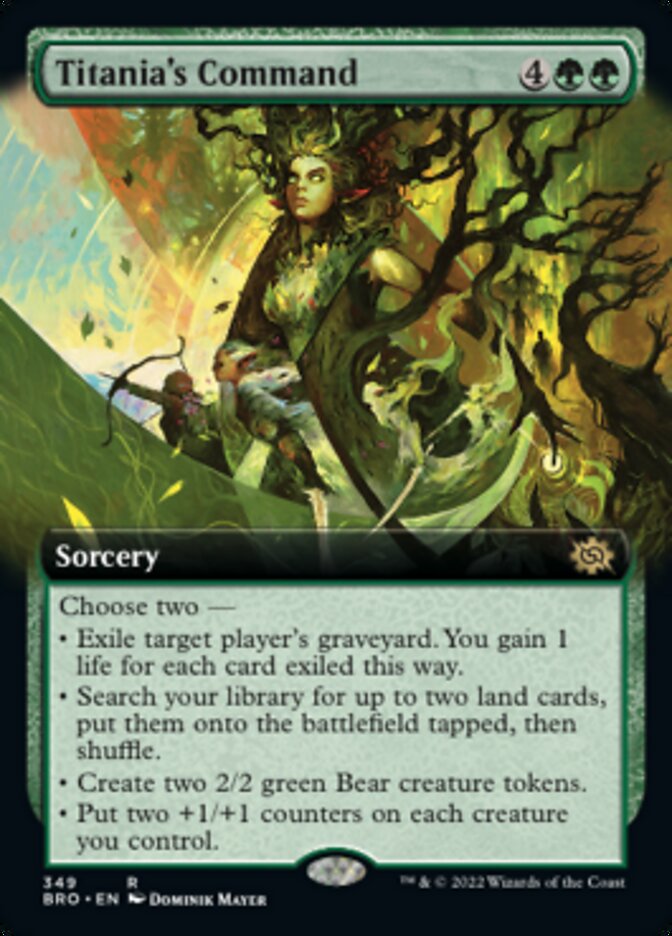 Titania's Command (Extended Art) [The Brothers' War] | Good Games North