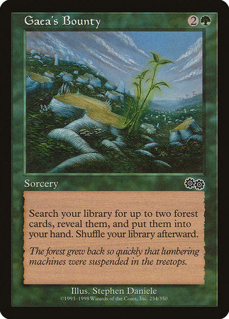 Gaea's Bounty [Urza's Saga] | Good Games North