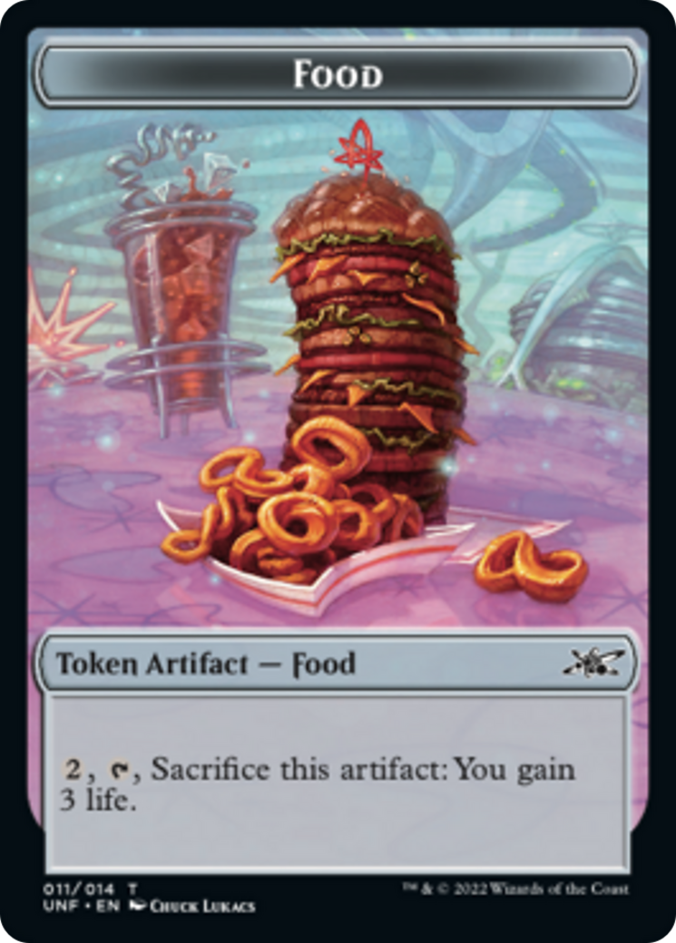 Zombie Employee // Food (011) Double-sided Token [Unfinity Tokens] | Good Games North