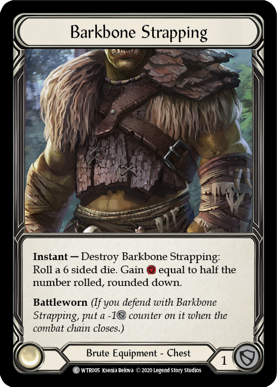 Barkbone Strapping [U-WTR005] (Welcome to Rathe Unlimited)  Unlimited Rainbow Foil | Good Games North