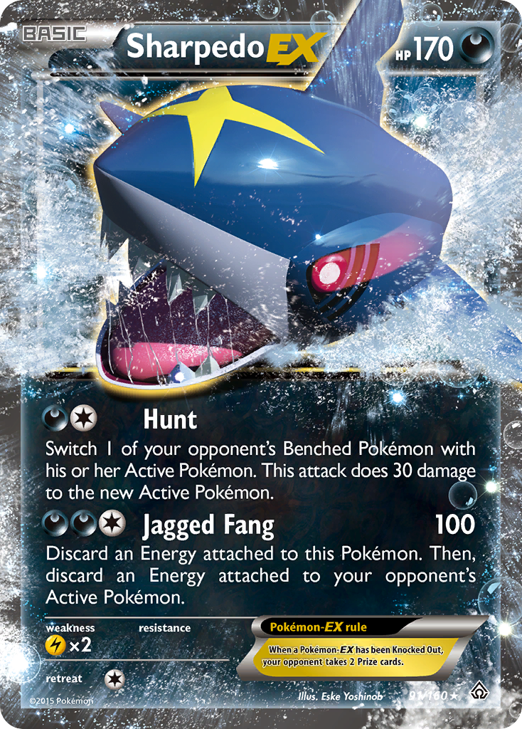 Sharpedo EX (91/160) [XY: Primal Clash] | Good Games North