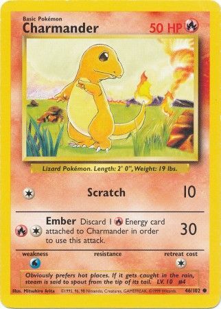 Charmander (46/102) [Base Set Unlimited] | Good Games North