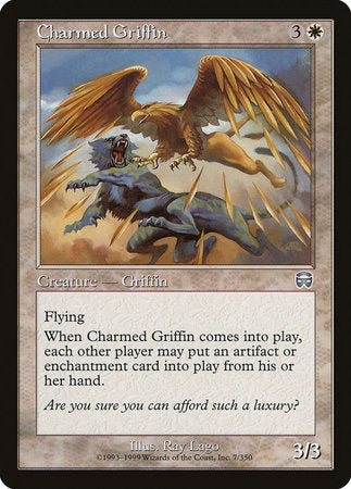 Charmed Griffin [Mercadian Masques] | Good Games North