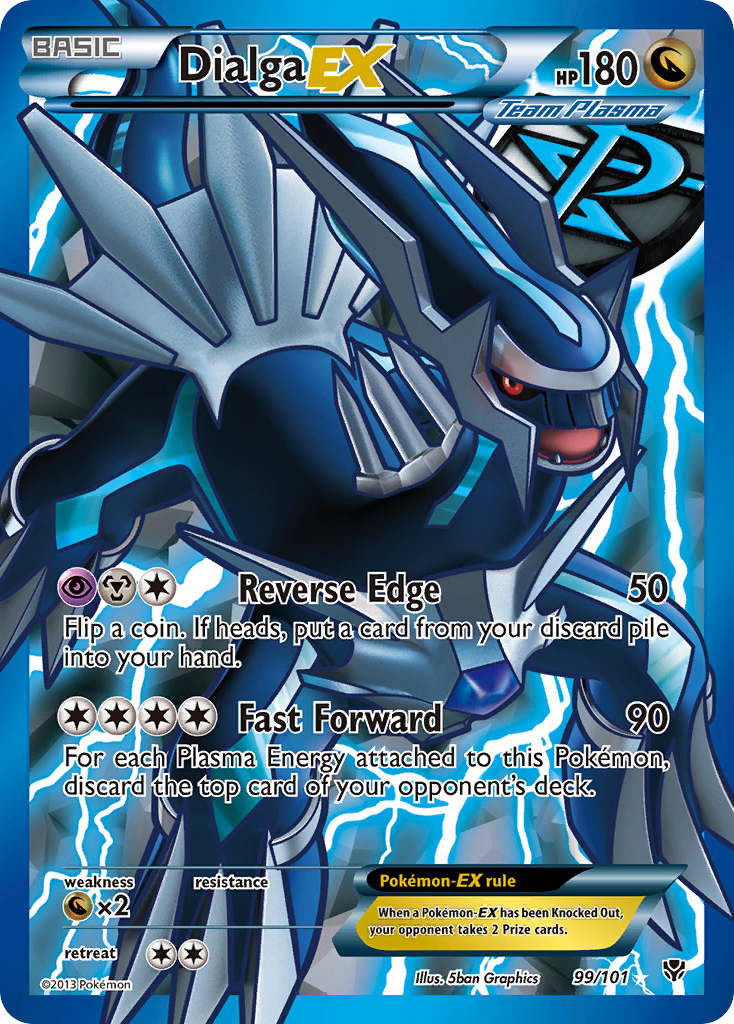 Dialga EX (99/101) [Black & White: Plasma Blast] | Good Games North