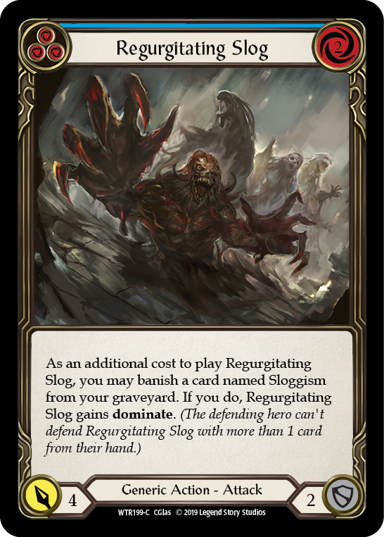 Regurgitating Slog (Blue) [WTR199-C] Alpha Print Normal | Good Games North