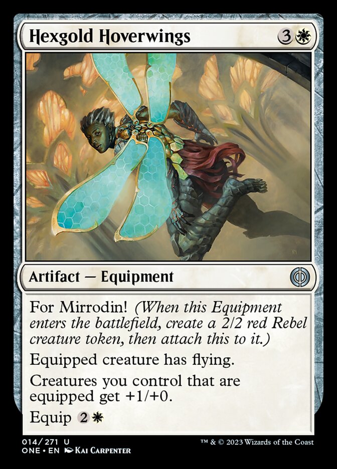Hexgold Hoverwings [Phyrexia: All Will Be One] | Good Games North