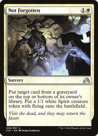 Not Forgotten [Shadows over Innistrad] | Good Games North