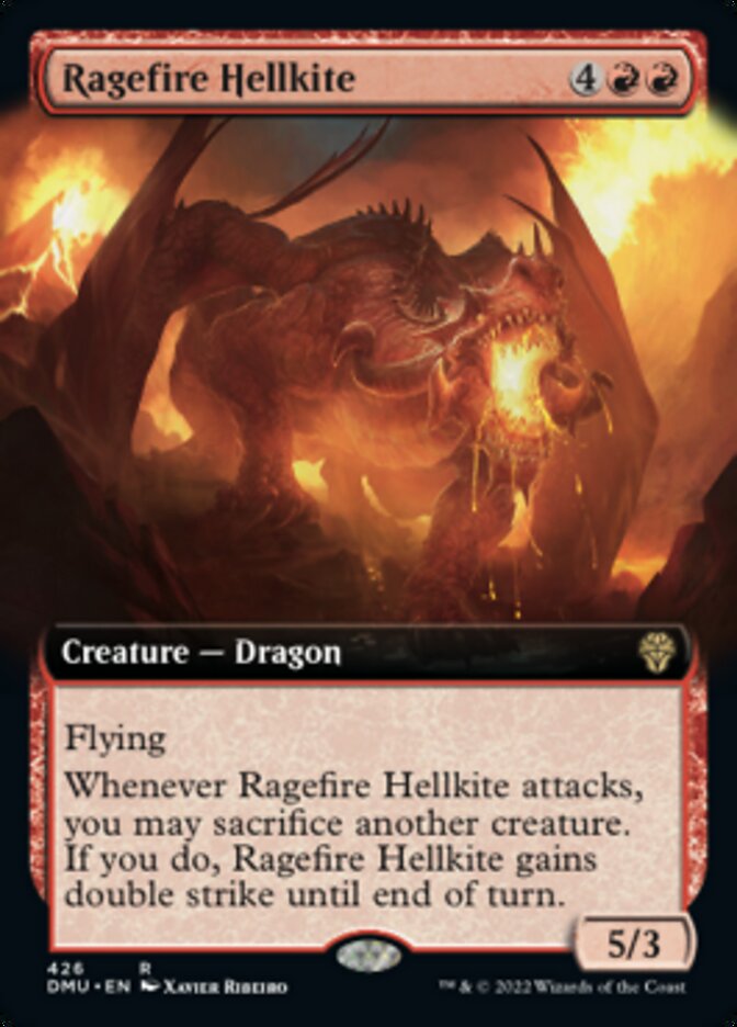 Ragefire Hellkite (Extended Art) [Dominaria United] | Good Games North