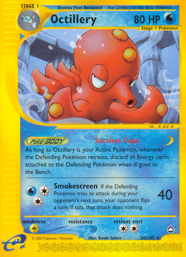 Octillery (26/147) [Aquapolis] | Good Games North