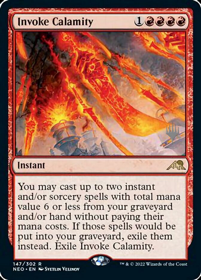 Invoke Calamity (Promo Pack) [Kamigawa: Neon Dynasty Promos] | Good Games North