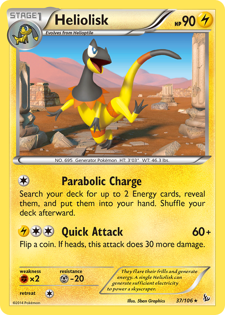 Heliolisk (37/106) [XY: Flashfire] | Good Games North