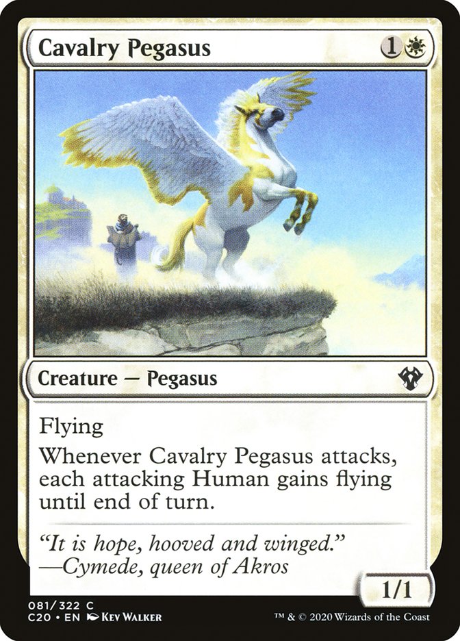 Cavalry Pegasus [Commander 2020] | Good Games North