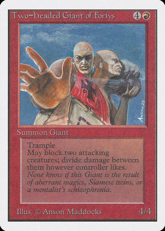 Two-Headed Giant of Foriys [Unlimited Edition] | Good Games North