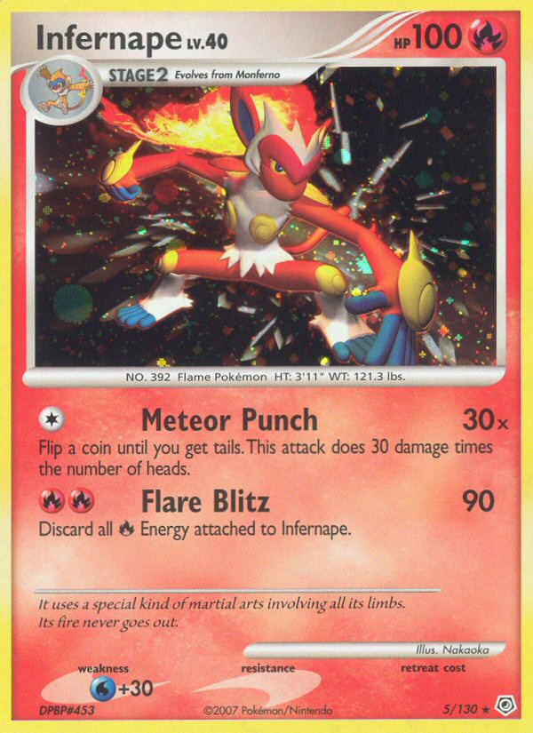 Infernape (5/130) [Diamond & Pearl: Base Set] | Good Games North