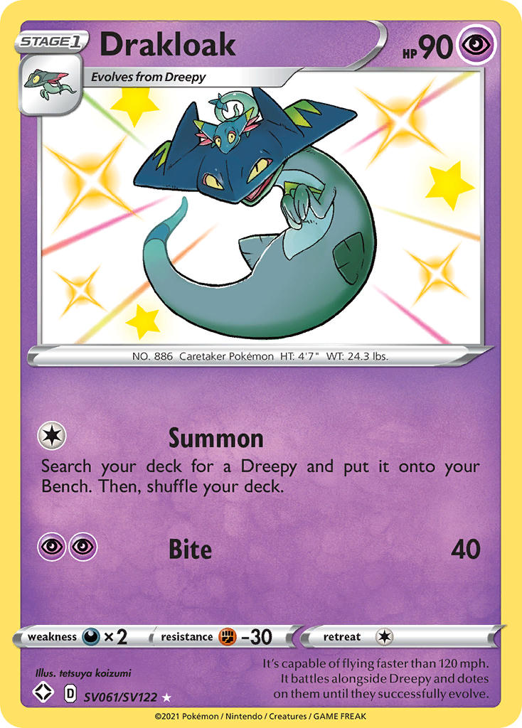 Drakloak (SV061/SV122) [Sword & Shield: Shining Fates] | Good Games North